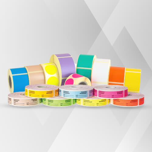 Multi Color Labels Manufacturers - PAC Edge Labels